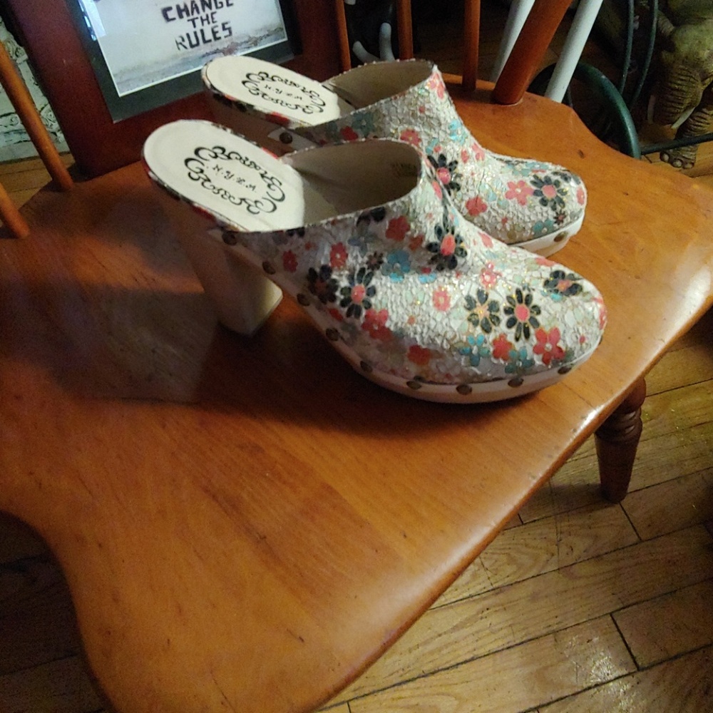 Leather Clogs - image 1